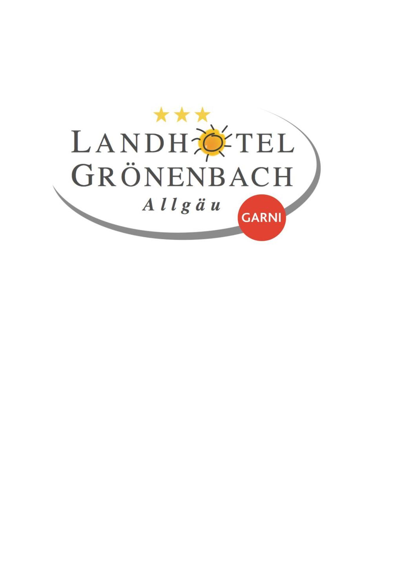 Landhotel Groenenbach Bad Grönenbach Exteriér fotografie